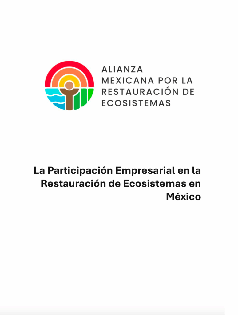 Portada: Participación empresarial en la restauración de ecosistemas en México | AMERE 2025